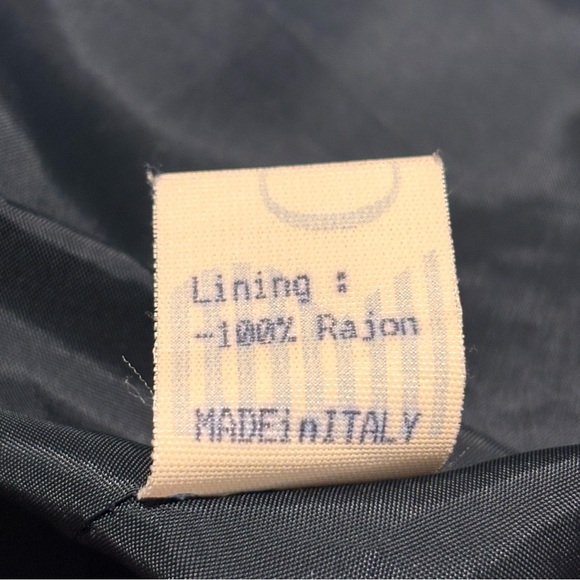 CINZIA ROCCA Sz 6 Blazer Double Breasted Wool Cashmere Shoulder Pads Lined - Picture 7 of 8